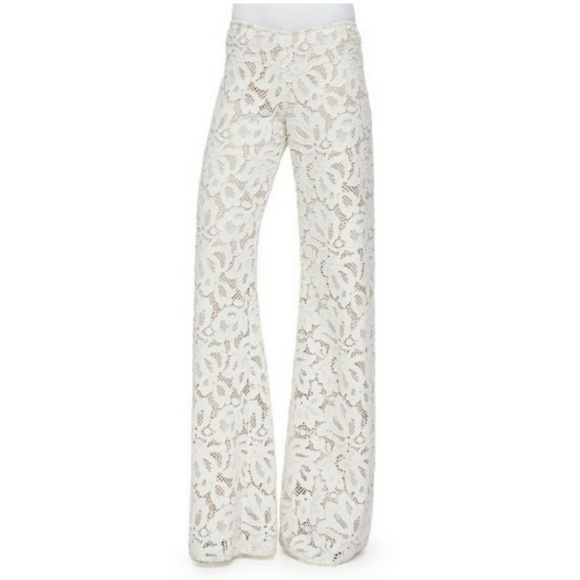 Moon Collection Pants - LACE WHITE MOON WIDE LEG PANTS  NWT